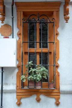 Windows with beautiful architecture Stock Photos