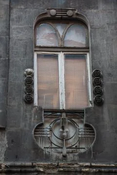 Windows with beautiful architecture Stock Photos