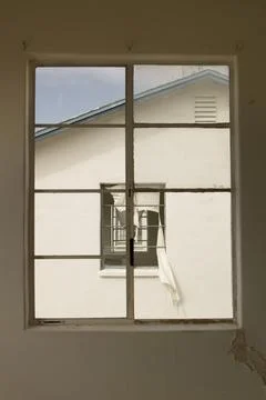Windows behind a window Foto stock