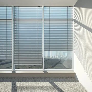 Windows with blinds イラスト素材