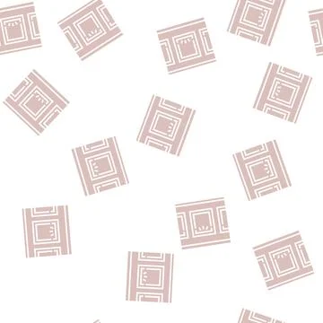 Windows bottom lighting glyph seamless pattern Ilustración de archivo
