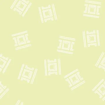 Windows bottom lighting line seamless pattern Illustrazione stock