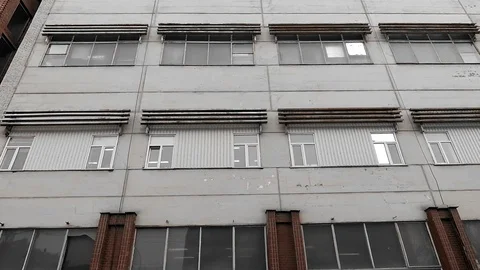 The Windows of the building as a texture Stock Footage 98593997