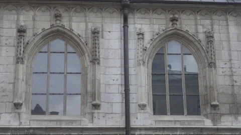 Windows of a church Stock Footage 102855942