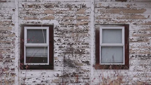 Windows in Decaying House 스톡 동영상 82734650