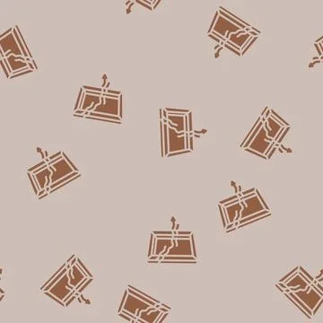 Windows energy efficient glyph vector seamless pattern 스톡 일러스트