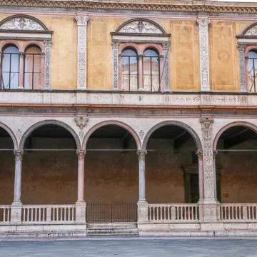 Windows in the facades Stock Photos