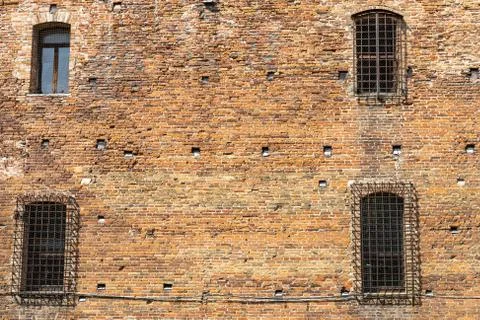 Windows in the facades Stock Photos