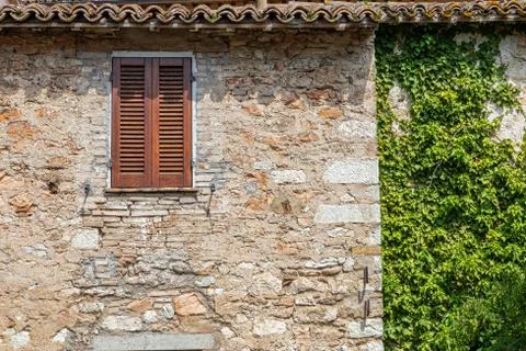 Windows in the facades Stock Photos