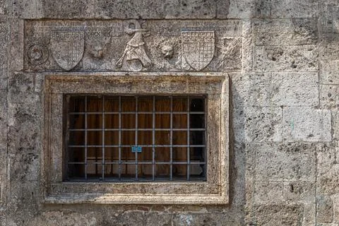 Windows in the facades Stock Photos