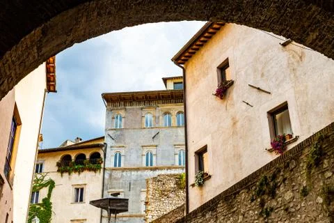 Windows in the facades Stock-Fotos