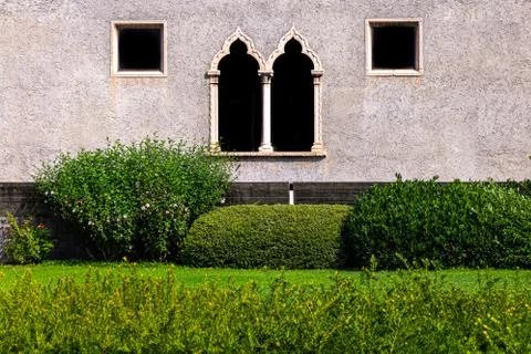 Windows in the facades Stock Photos