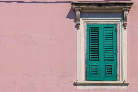 Windows in the facades Stock Photos