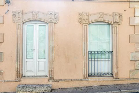 Windows in the facades Stock Photos