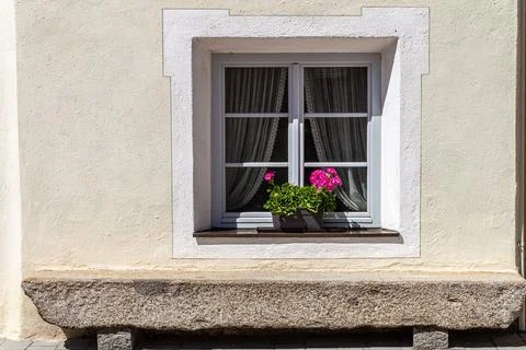 Windows in the facades Stock Photos