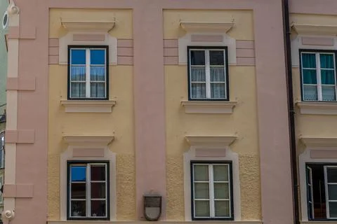 Windows in the facades Stock Photos
