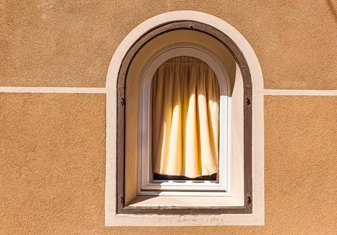Windows in the facades Foto stock