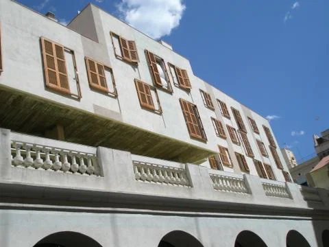 Windows Facing the Sun 写真素材