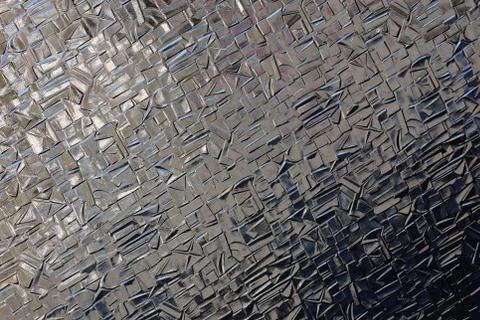 Windows glass with cubes and triangles decorated background high quality prin Stock Photos