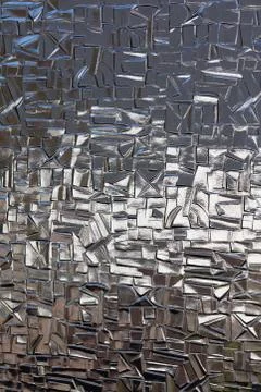 Windows glass with cubes and triangles decorated background high quality prin Stock Photos