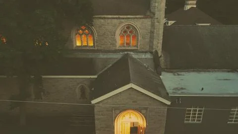 Windows Glow - Syracuse, NY Stock Photos