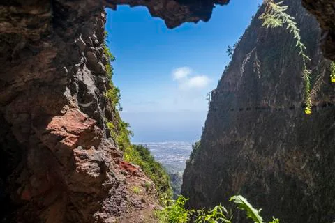 Windows of the Guimar Foto stock