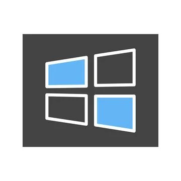 Windows icon vector image. Stock Illustration