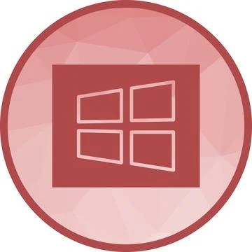 Windows icon vector image. Stock Illustration