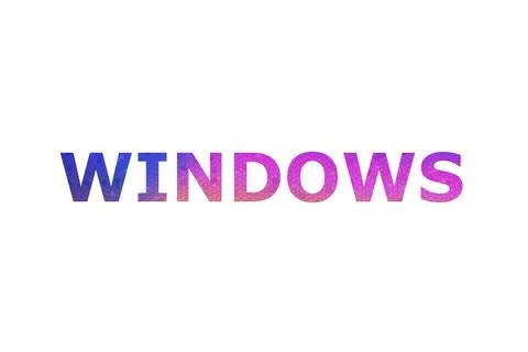 WINDOWS Stock Illustration