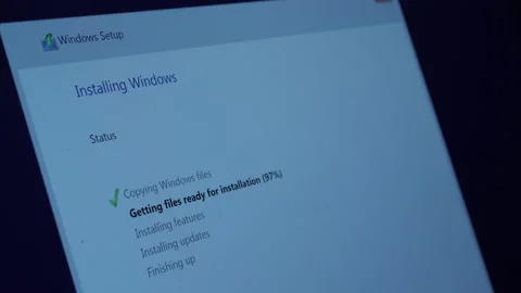 Windows Installation, laptop Stock Footage 237028305