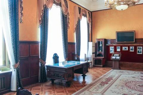 Windows in the interior. Stock Photos