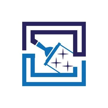 Windows logo design template element Windows icon design Stock Illustration