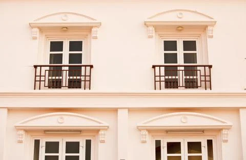 Windows of modern building Foto stock