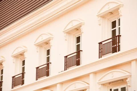 Windows of modern building Stock Photos
