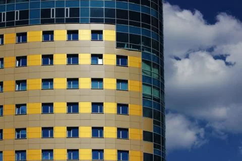 Windows office building for background Stock Photos