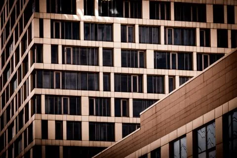 Windows office building for background 스톡 사진