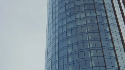 Windows of an office building, close-up Video stock 121834099