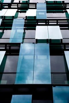 Windows of office building Stock Photos