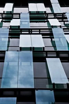 Windows of office building Stock Photos