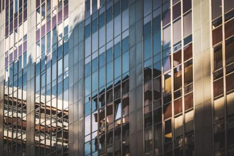 Windows of an office building Stock Photos