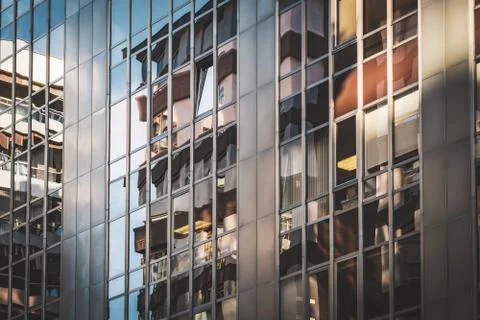 Windows of an office building Stock Photos