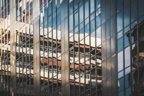 Windows of an office building Stock Photos