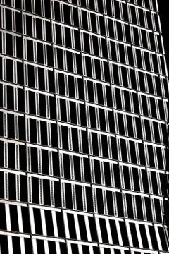 Windows of office buildings Ilustración de archivo