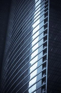 Windows of office buildings Stock Photos