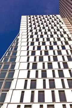 Windows of office buildings Stock Photos