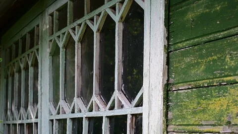 Windows of an old house Stock Footage 116022701