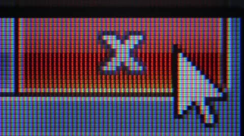 Windows operating, macro extreme close-up Stock Footage 20588254