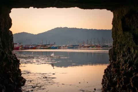 Windows of Paraty Stockfoto's