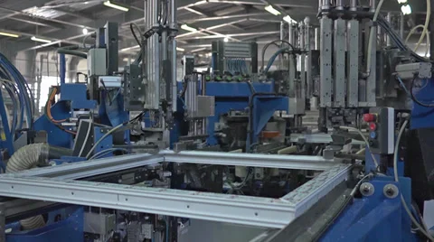 Windows production plant technology Stock Footage 39794052