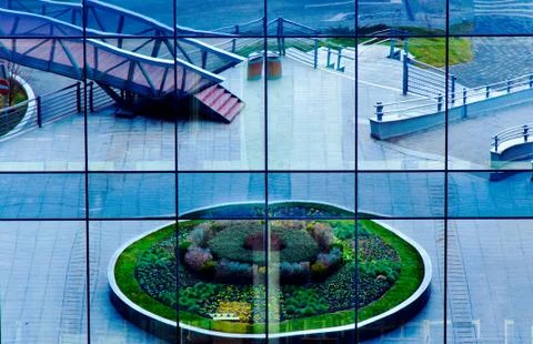 Windows reflections Stock Photos